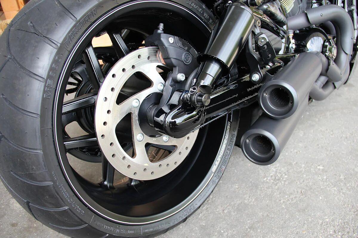 Cult Werk Axle Cover For Harley Davidson VRSCDX 1250 2007-2011 Black HD-ROD027