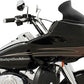 MEMPHIS SHADES Spoiler Cruiser Windshield Black Flared MEP86011