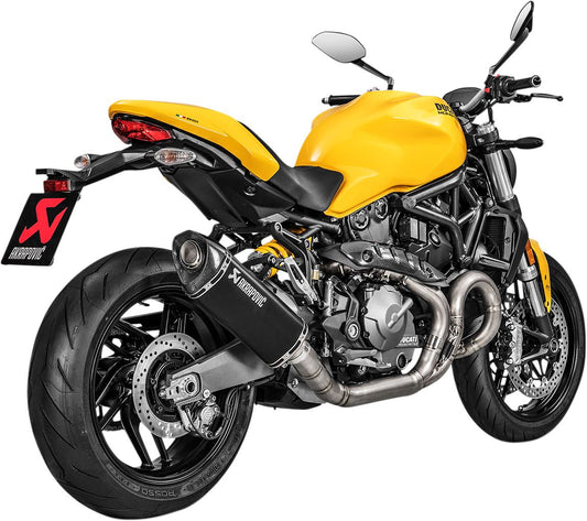 Akrapovic Slip-On Line Muffler CF/TI For Ducati Monster 1200 S 14-20 S-D12SO8-RTBL