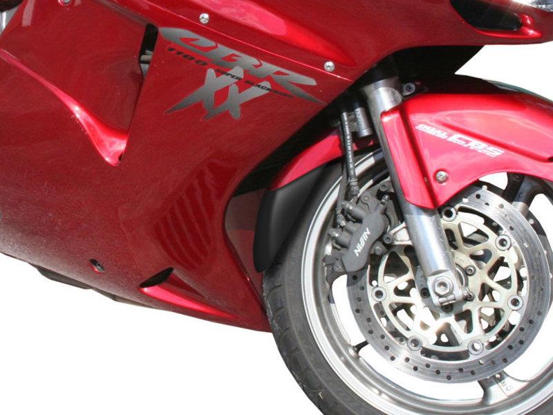 PUIG Front Fender Extender Black for Honda CBR1100 XX Blackbird 97-07 6432N