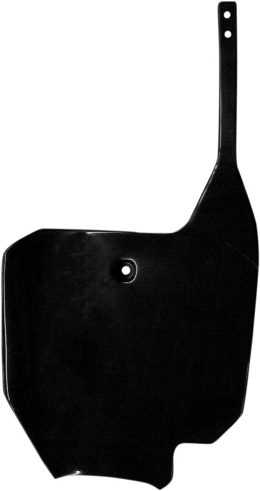 UFO FRONT NUMBER PLATE HONDA CR80/85 BLACK HO03624-001