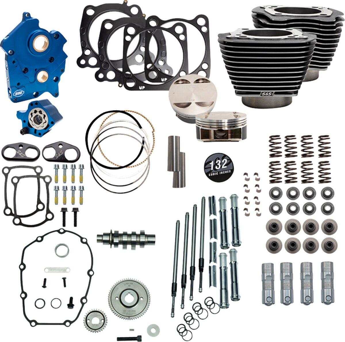S&S Cycle 132" Power Package For M8 For Harley FLHTCUTG 1868 2017-2025 310-1236C