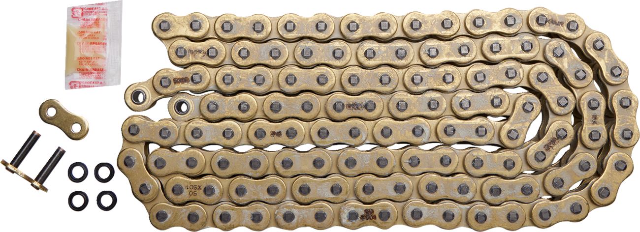 RK Motorcycle Drive Chain 530 XSOZ1 120L RXRING Gold GB530XSOZ1120CLF