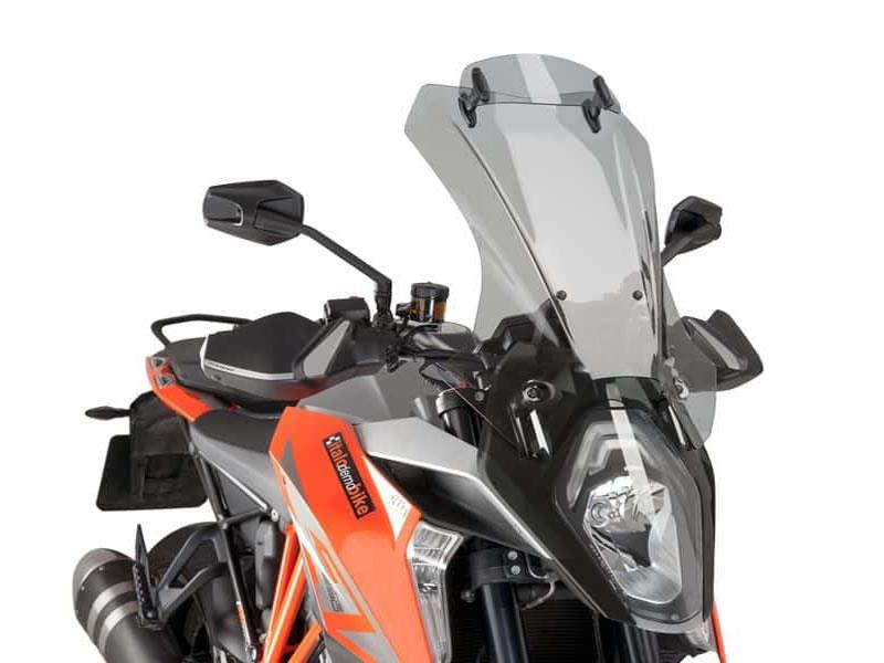 PUIG Touring Screen w/ Extender Light Smoke for KTM 1290 Super Duke GT 16-18 8914H