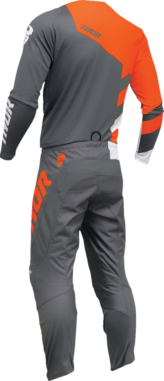 Thor Jersey Sector Checker Charcoal/Orange 24 Model