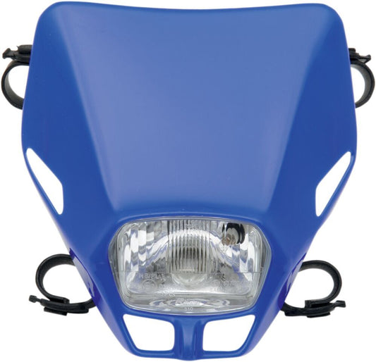 UFO FIRE-FLY SINGLE HEADLIGHT (12V/35W) REFLEX-BLUE PF01705-089