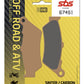 Sbs SI Offroad Sintered Brake Pads For KTM RALLY 450 2011-2024 674SI
