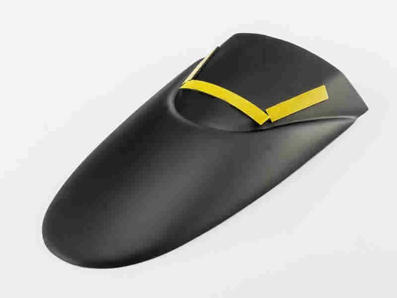 Puig Rear Mudguard Extender Matt Black 20819H