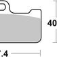 Sbs DS Racing Dual Sintered Brake Pads For Aprilia SXV 450 2008-2010 695DS-1