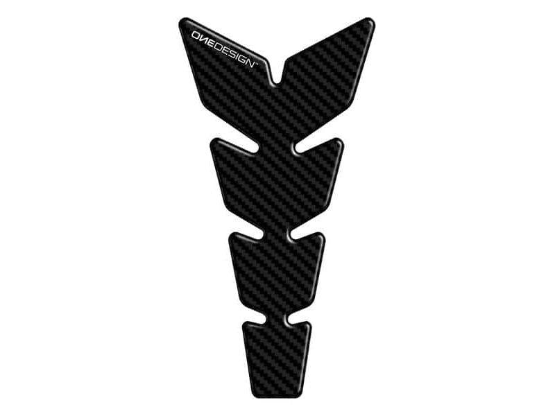 Puig Soft Touch Leather Effect Tank Pad Carbon Look 6281A