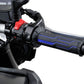 Daytona GRIPPYGRIP GGD-Line Grip Open Blue Fits 7/8 Handlebar Grips Pair 88659