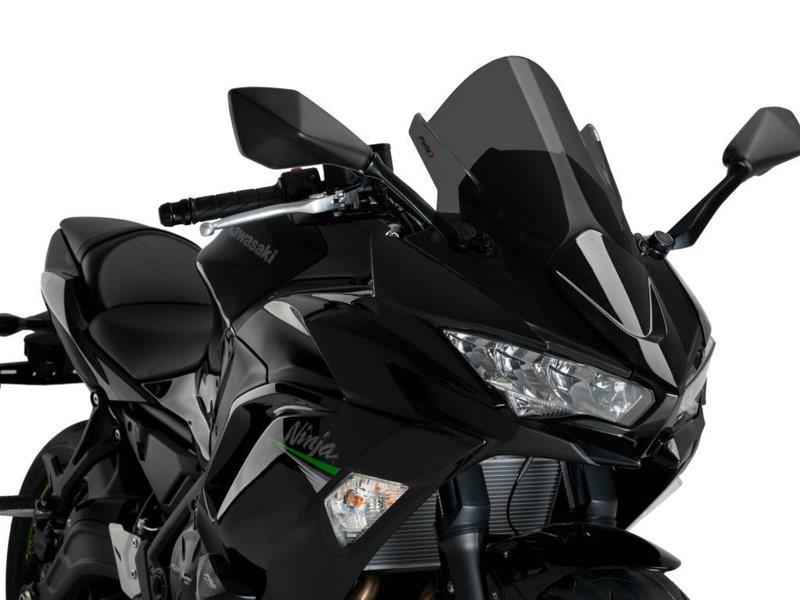 PUIG Z-Racing Screen Dark Smoke for Kawasaki Ninja 650 20-25 3881F