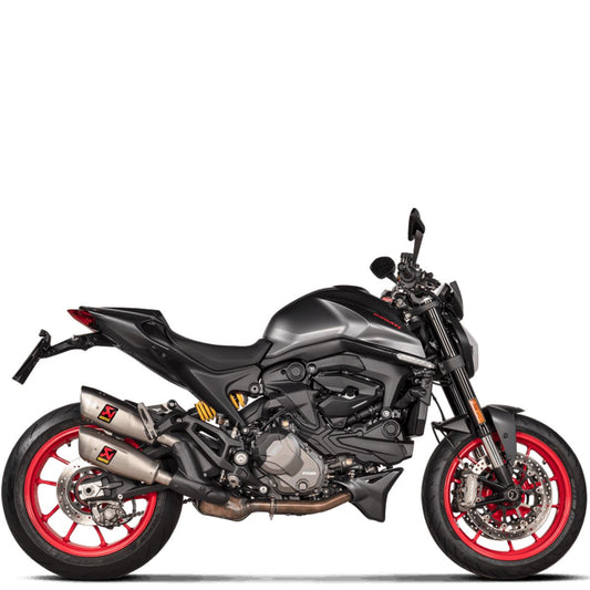 Akrapovic Slip-On Line Muffler TI For Ducati Monster 937 21-24 S-D9SO17-HCQT