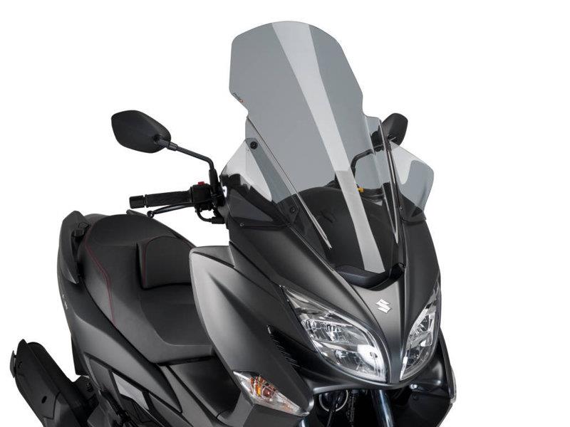 PUIG V-Tech Line Touring Screen Light Smoke for Suzuki Burgman 400 17-25 9973H