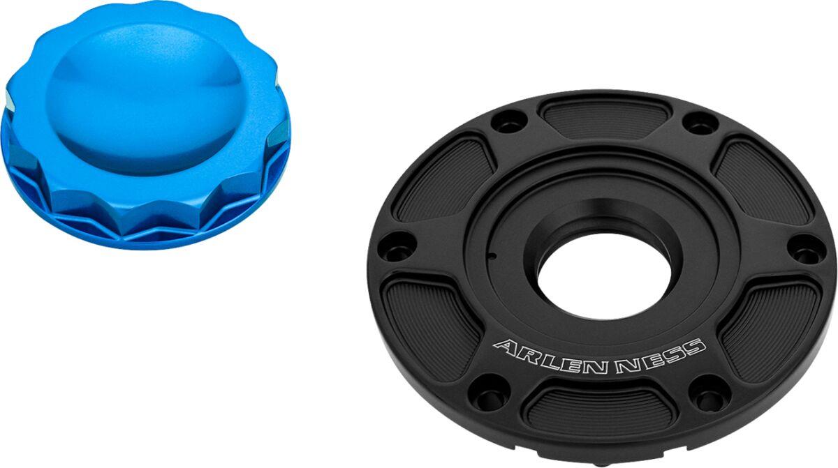 Arlen Ness 12 Point Gas Cap For Harley FLHX 1923 2023-2024 Billet Blue 701-015