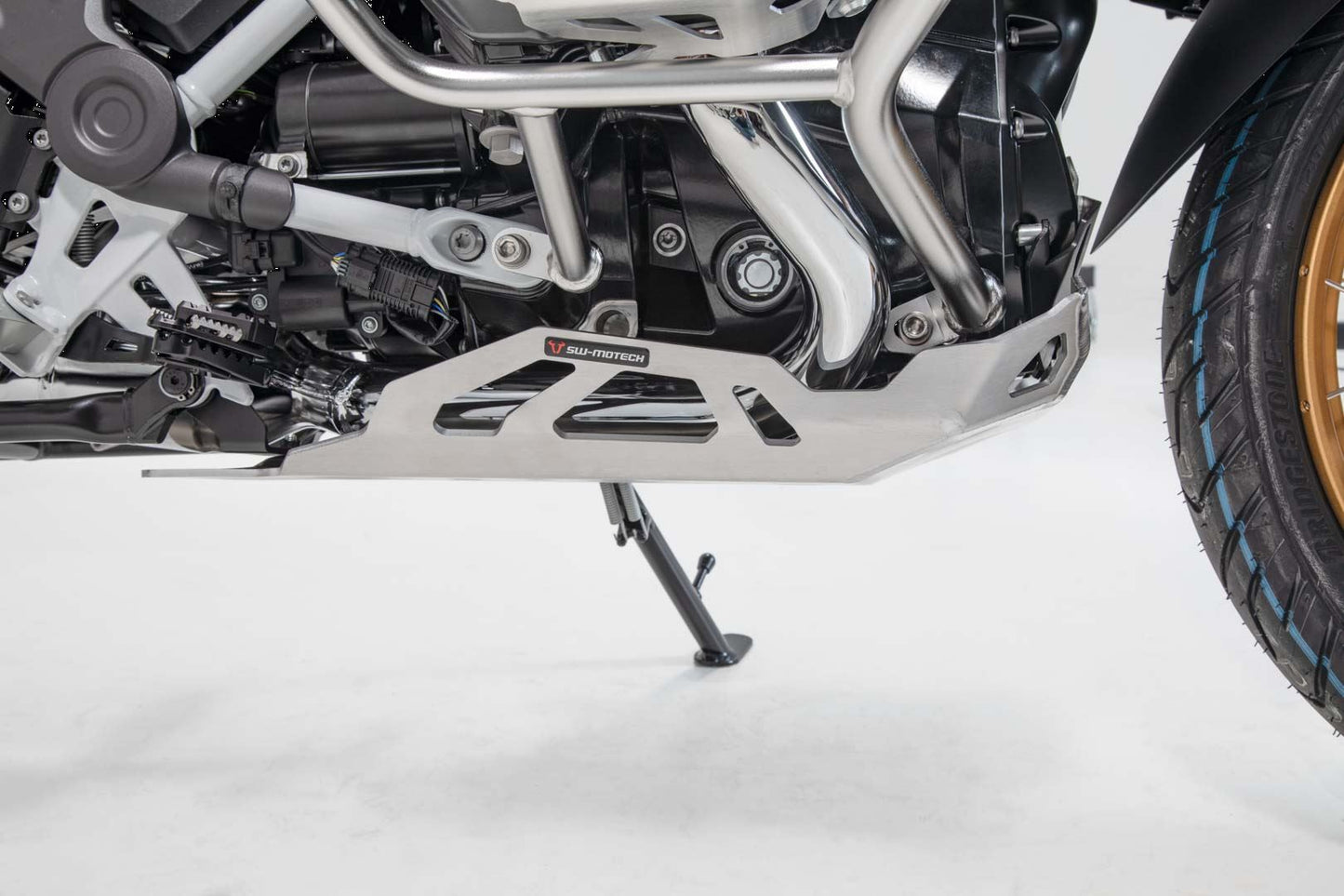 SW MOTECH Sump Guard Silver SW MOTECH Bmw R 1250 Gs Adventure 2019-2023 Mss.07.904.10002/S