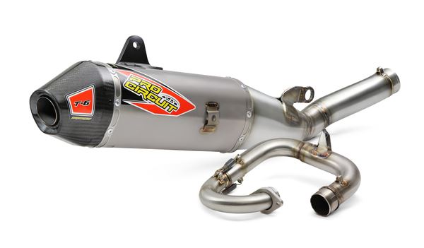 Pro Circuit T-6 Euro Exhaust System SS/TI/CF For Yamaha YZ 250 X 19-24 0131925H