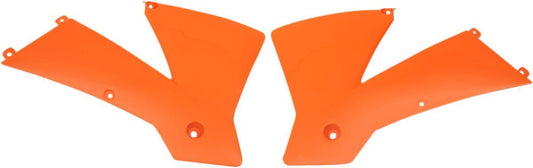 UFO RADIATOR COVERS KTM 2/4-STROKE (01-04) ORANGE KT03065-127