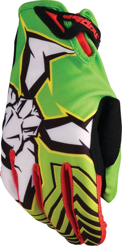 Moose Racing Gloves Agroid Pro Green/Red