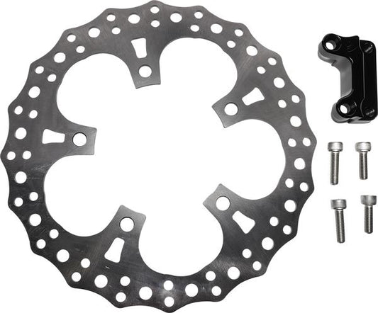 Arlen Ness Jagged Floating Rotor Aluminum For HD FLHRXS 1868 08-24 300-013