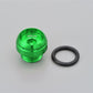 Daytona Bullet Oil Filler Cap M20xP2.5 Green Aluminum with O-ring Easy Open 98402