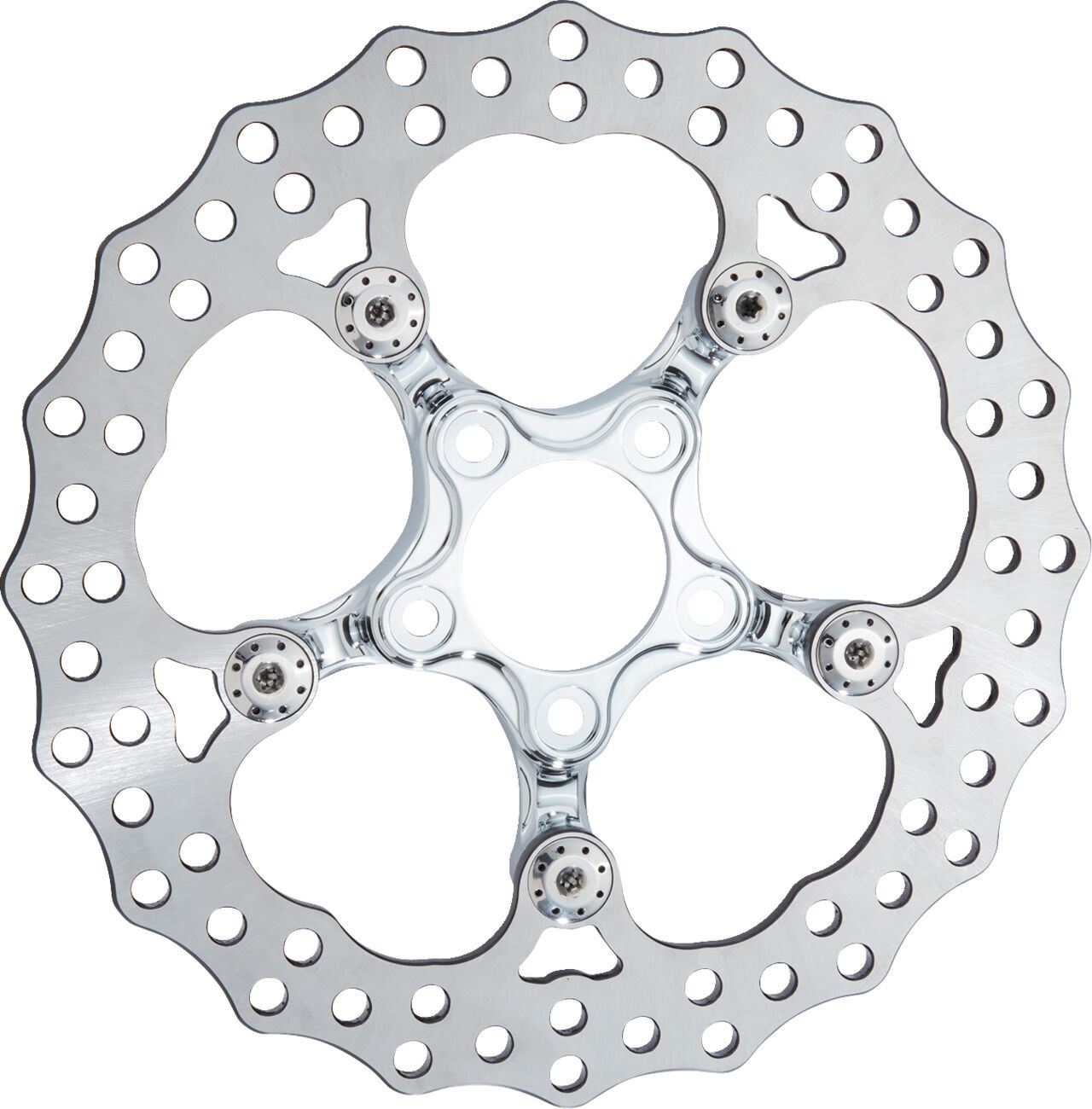 Arlen Ness Spider Rotor Chrome 11.8 300mm 420 High-Carbon SS 300-074