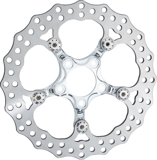 Arlen Ness Spider Rotor Chrome 11.8 300mm 420 High-Carbon SS 300-074