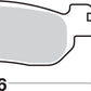 Sbs HF Street Ceramic Organic Brake Pads For Yamaha TW 200 1999-2022 728HF