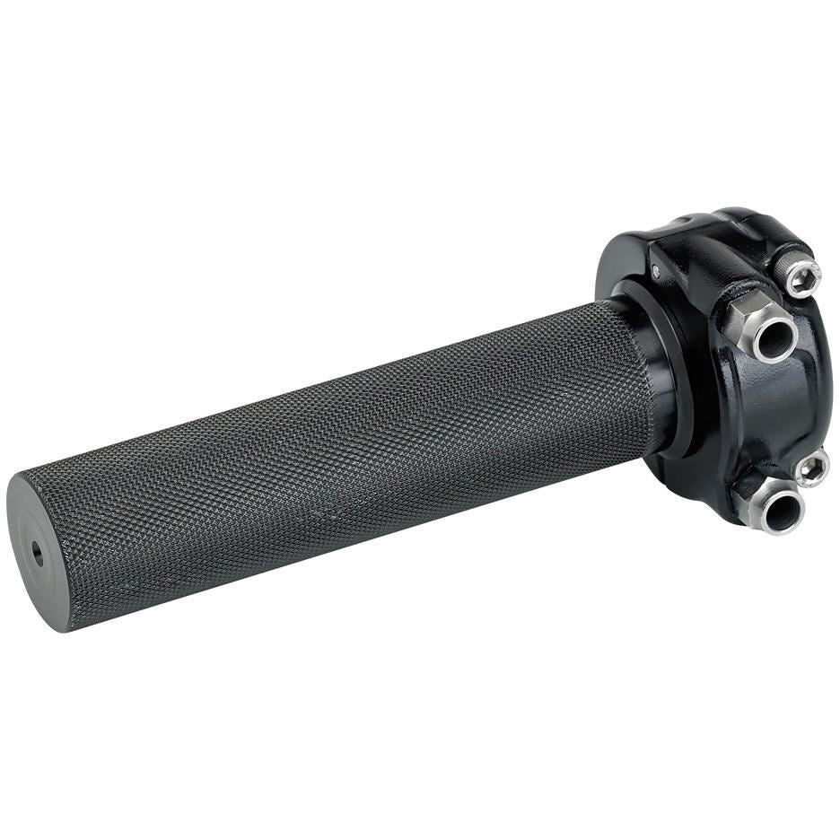 Biltwell Cast Whiskey Throttle 1" Dual - Black For V-Twin Motorcycle