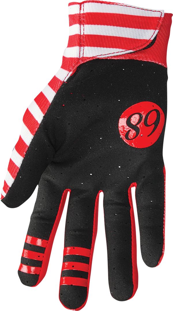 THOR Mainstay Gloves WH/RD 2024 Model