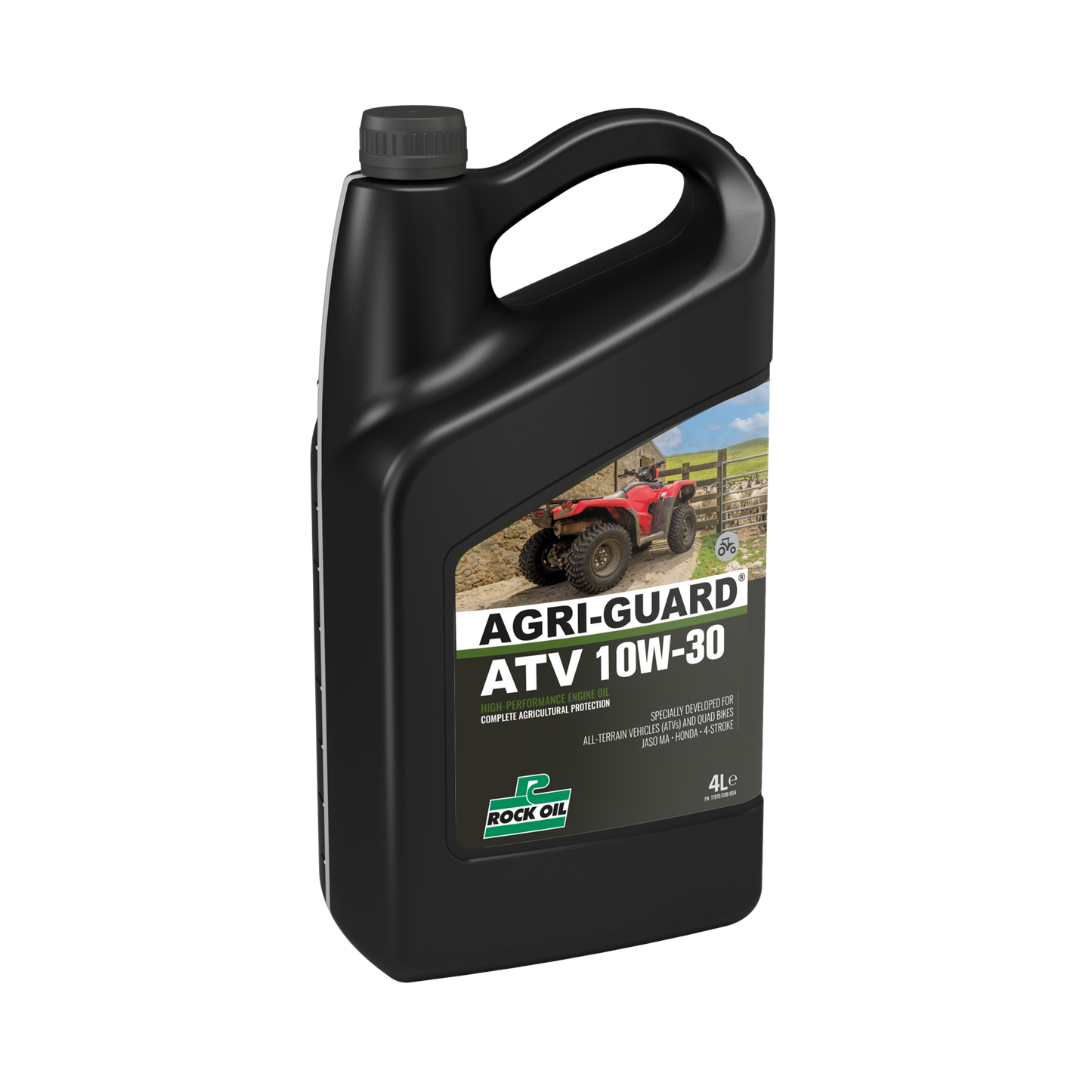 ROCK AGRI-GUARD Quad Oil 10W30 ATV Engine Oil 4 Litre 10W-30 Honda Automatic