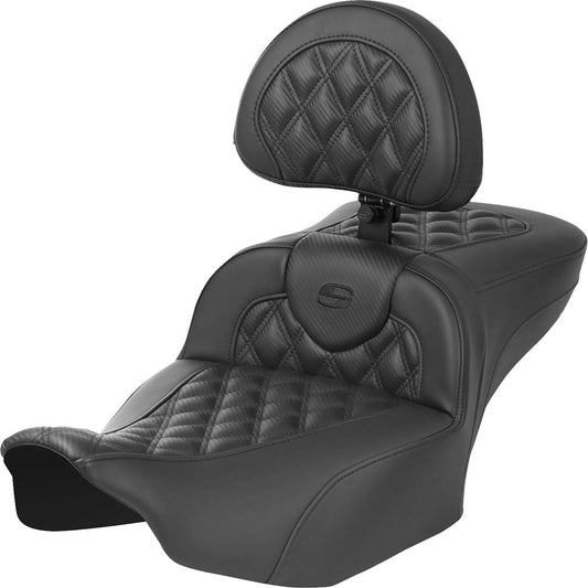 Saddlemen Roadsofa Reach Seat With Backrest For HD FLTRXSE 1977 23-24 823-07-207B0