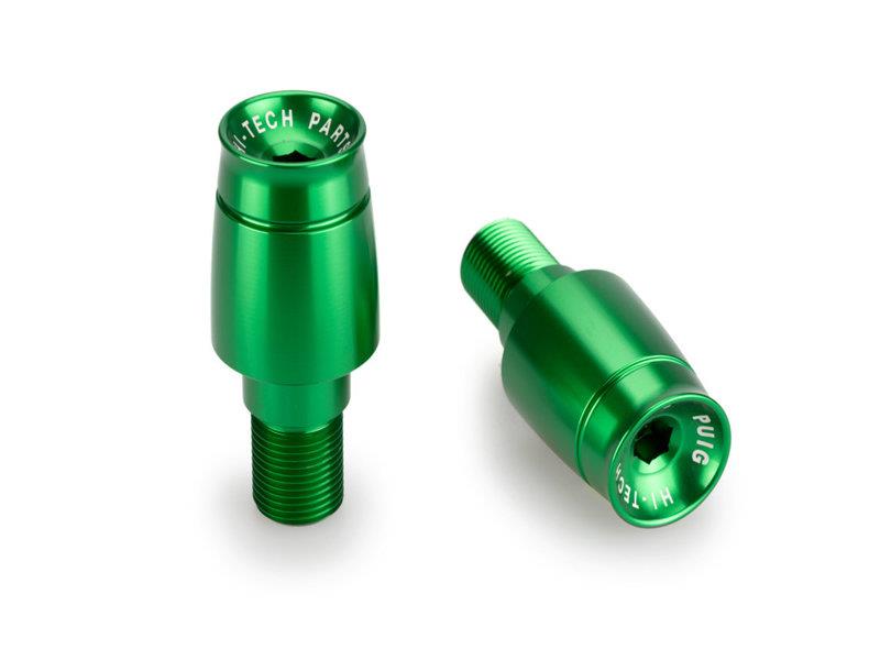 PUIG Speed Bar Ends Green for Yamaha TMax 560/Tech Max 22-25 21291V