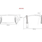 Puig Adjustable Clip On Screen Extender 100 x 277mm Light Smoke 1665H