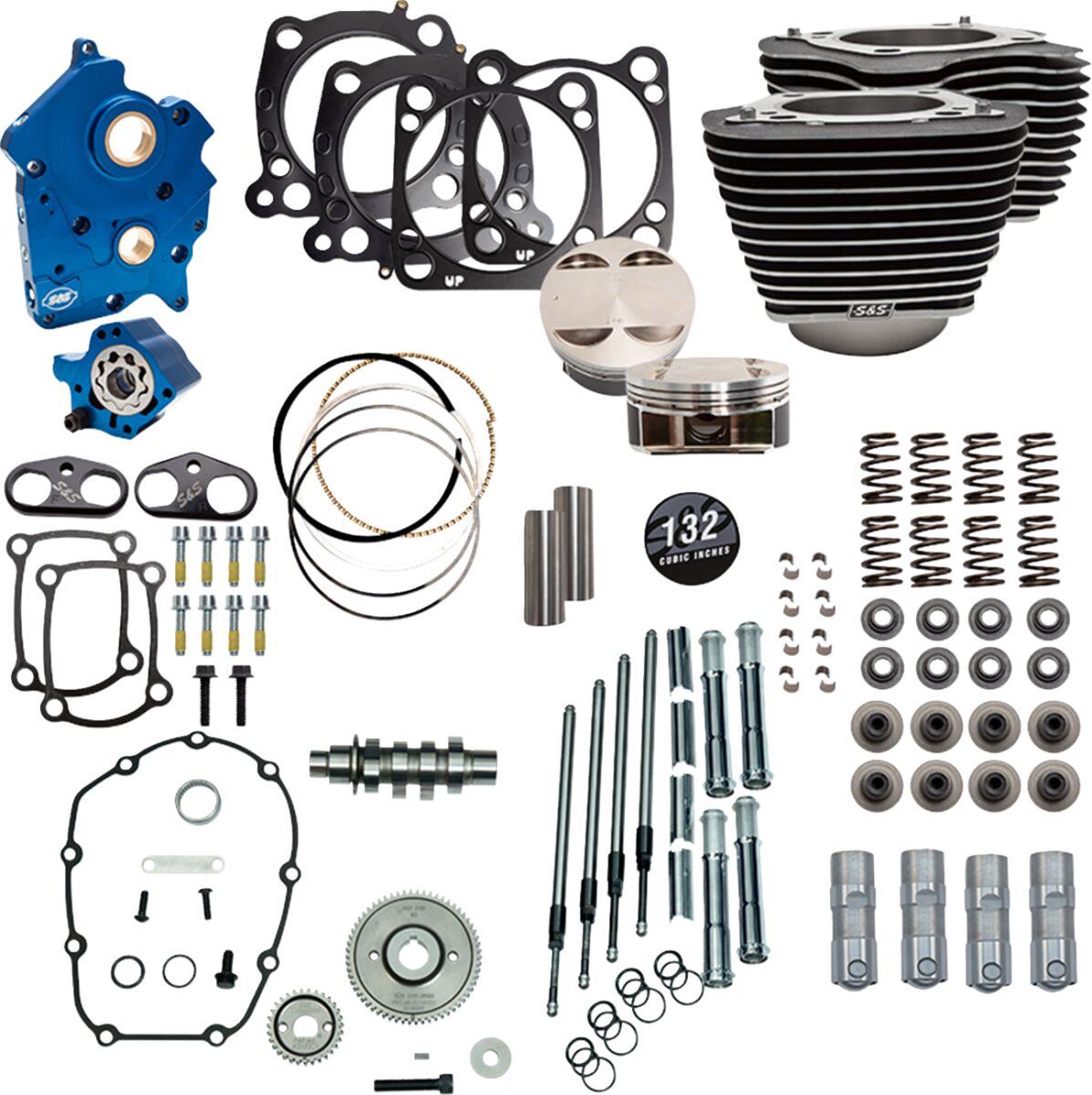 S&S Cycle 132" Power Package For M8 For Harley FLHTCUTG 1868 2017-2025 310-1230C