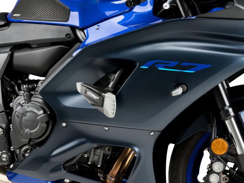 PUIG Pro 2.0 Frame Sliders Black for Yamaha YZF R7 22-25 21249N
