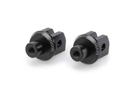 PUIG Footpeg Adaptors Black for Yamaha MT-03 16-25 6454N