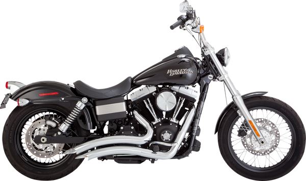 Vance & Hines Big Radius Exhaust System Chrome For HD FXDF 1690 06-17 23371