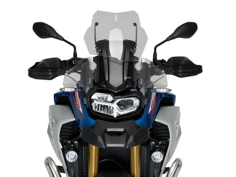 PUIG Electronic Screen Height Adjuster Black for BMW F850 GS Adventure 19-23 3689N