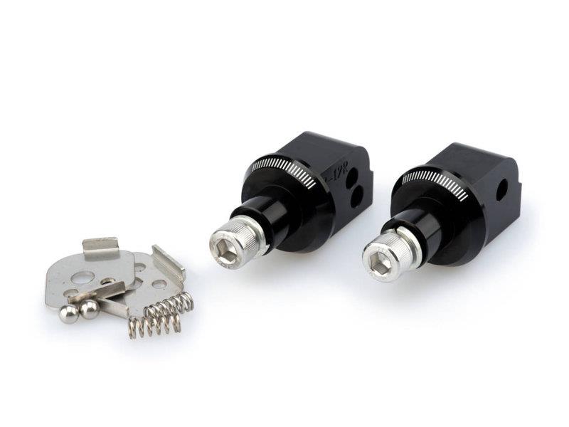 Puig Pillion Footpeg Adaptors Black 5698N