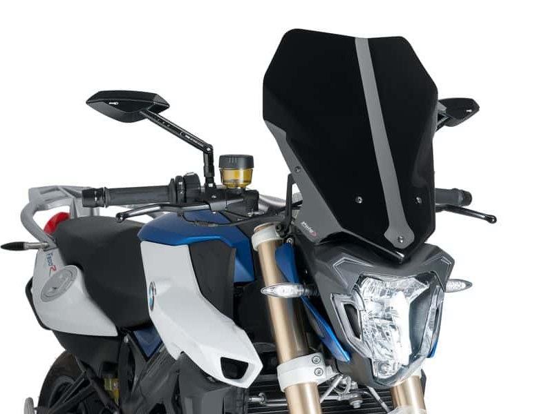 PUIG New Generation Touring Screen Black for BMW F800 R 15-19 8187N