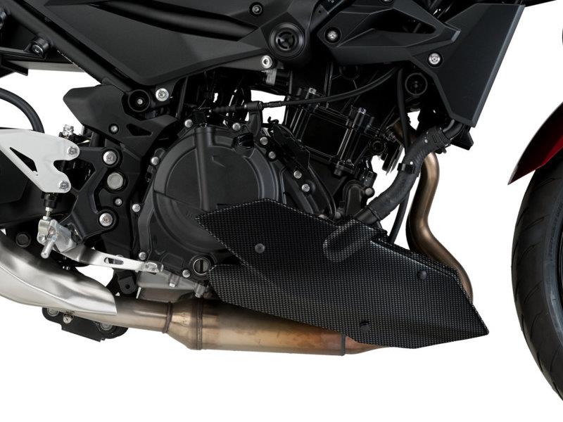 PUIG Engine Spoiler Carbon Look for Kawasaki Z400 19-20 3554C