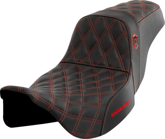 Saddlemen Pro Series SDC Performance Grip Saddlehyde Seat Without Backrest For Harley Davidson FLHXS 1868 ABS 08-23 SC80807RED