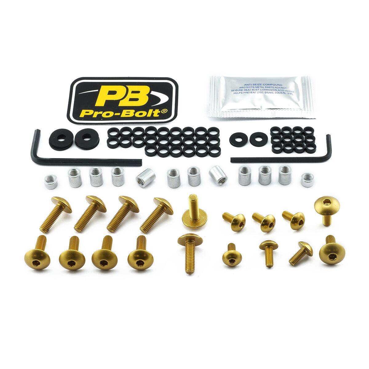 Pro Bolt Aluminium Fairing Bolt Kit For Suzuki GSX-R 1000 R 2017-2025 FSU330G
