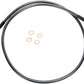 Magnum Shielding Single Disc Front Brake Line For Harley XL 1200 C 86-13 46642SW