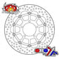 DISC BRAKE FRONT HALO TRIUMPH, MOTO-MASTER. DAYTONA, 112174, ROAD, MC, 675 ABS