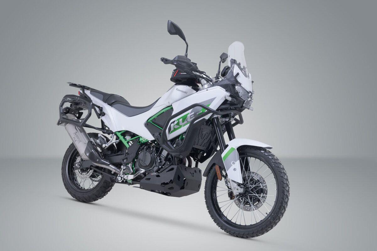 SW-MOTECH Pro Side Carrier for AKRAPOVIC Black Kawasaki KLE 500/SE 26-  KFT.08.084.30100/B