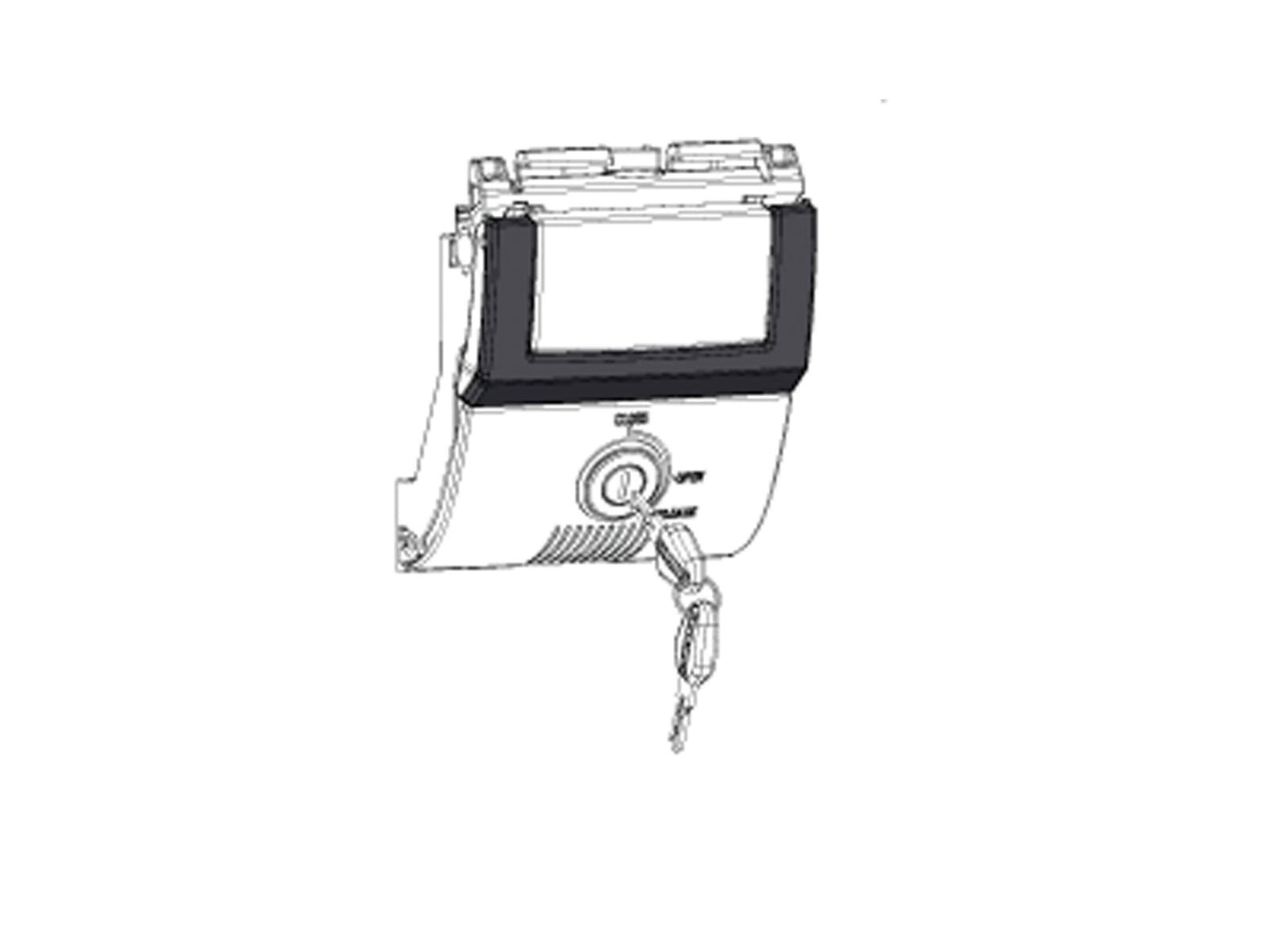 SHAD SH48 Replacement Premium Locking Mechanism (Dark Grey) D1B481PMAR