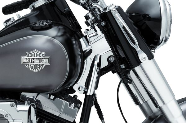 Kuryakyn Neck Covers For Harley Davidson FLS 1690 2007-2017 Chrome Set KUR7833