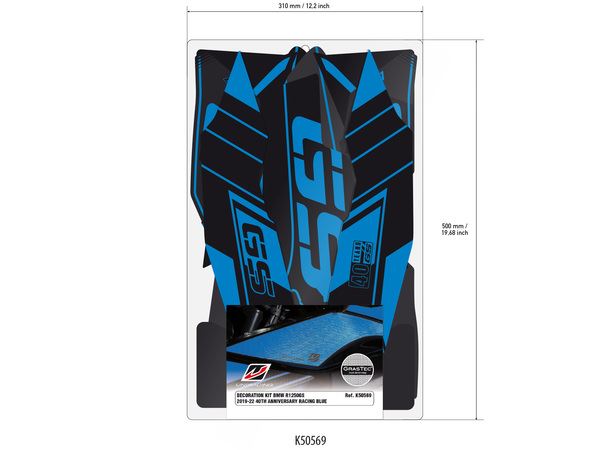 UNIRACING Decal Kit R1250GS 40TH BL K50569